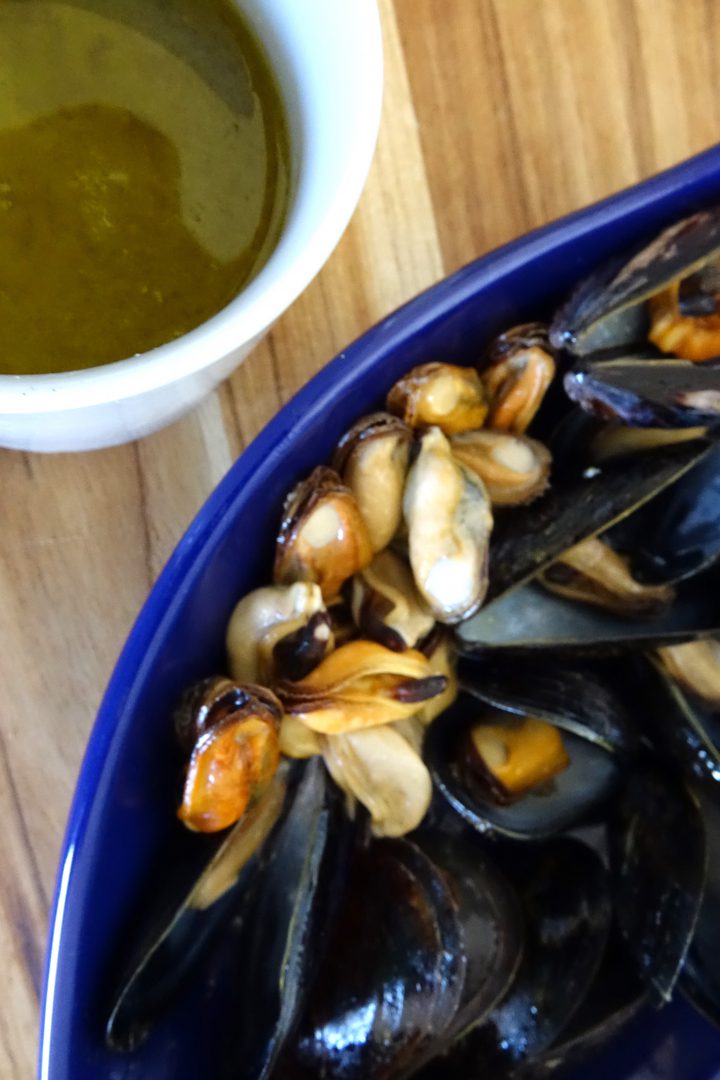 spaghetti with mussels