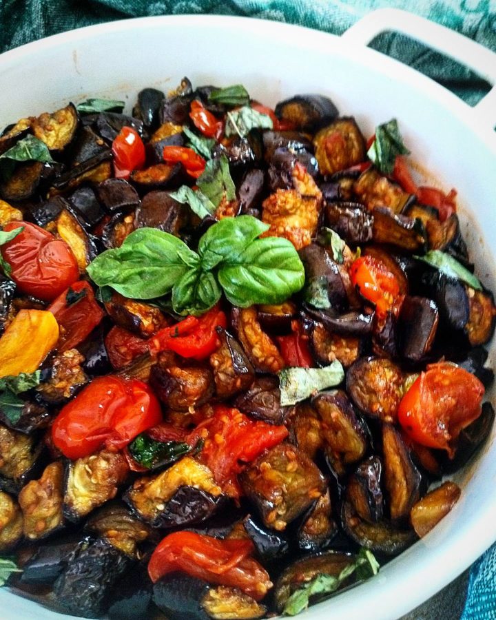 Fried Eggplant With Tomato And Basil Our Edible Italy