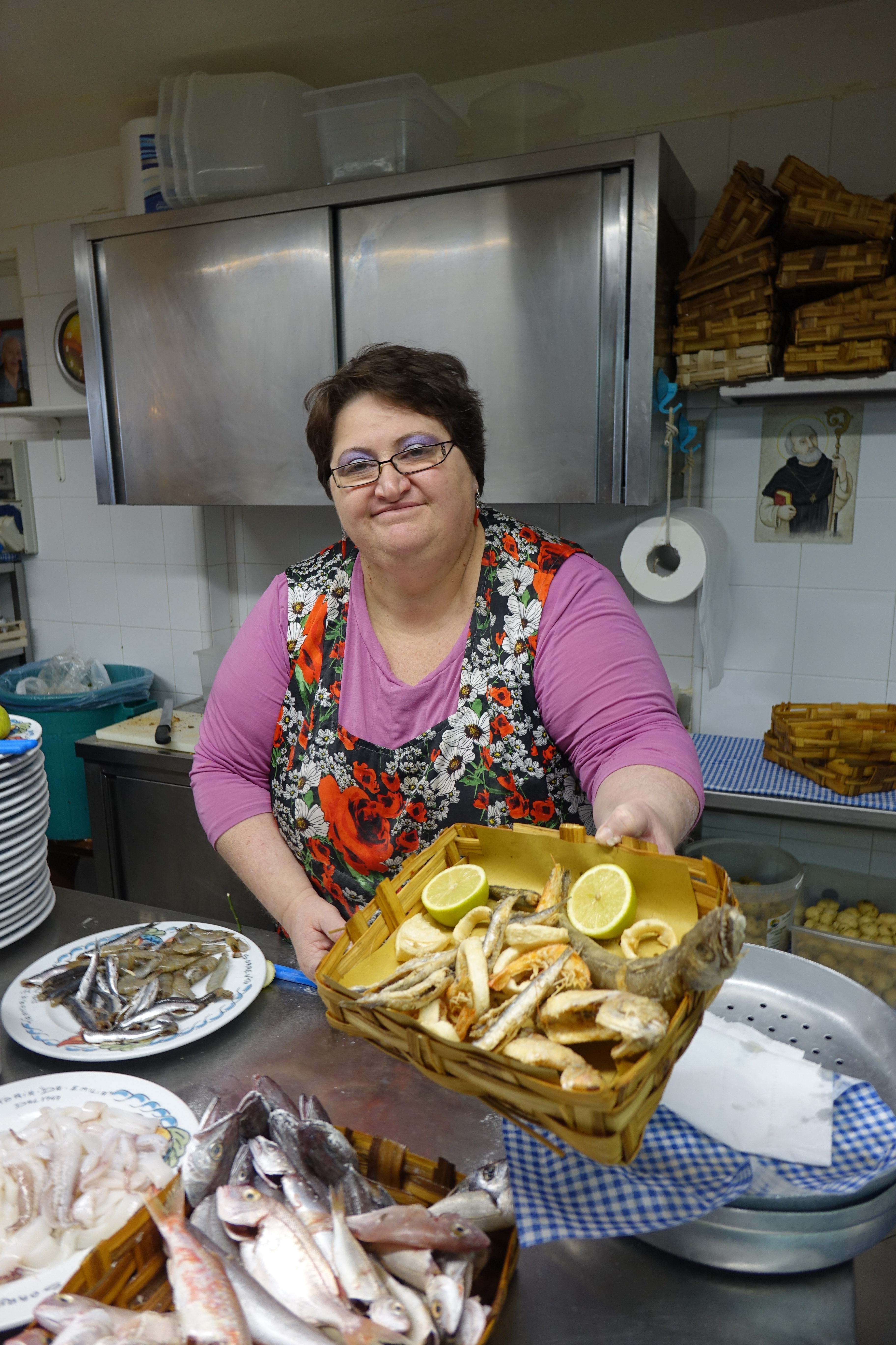 fried local fish