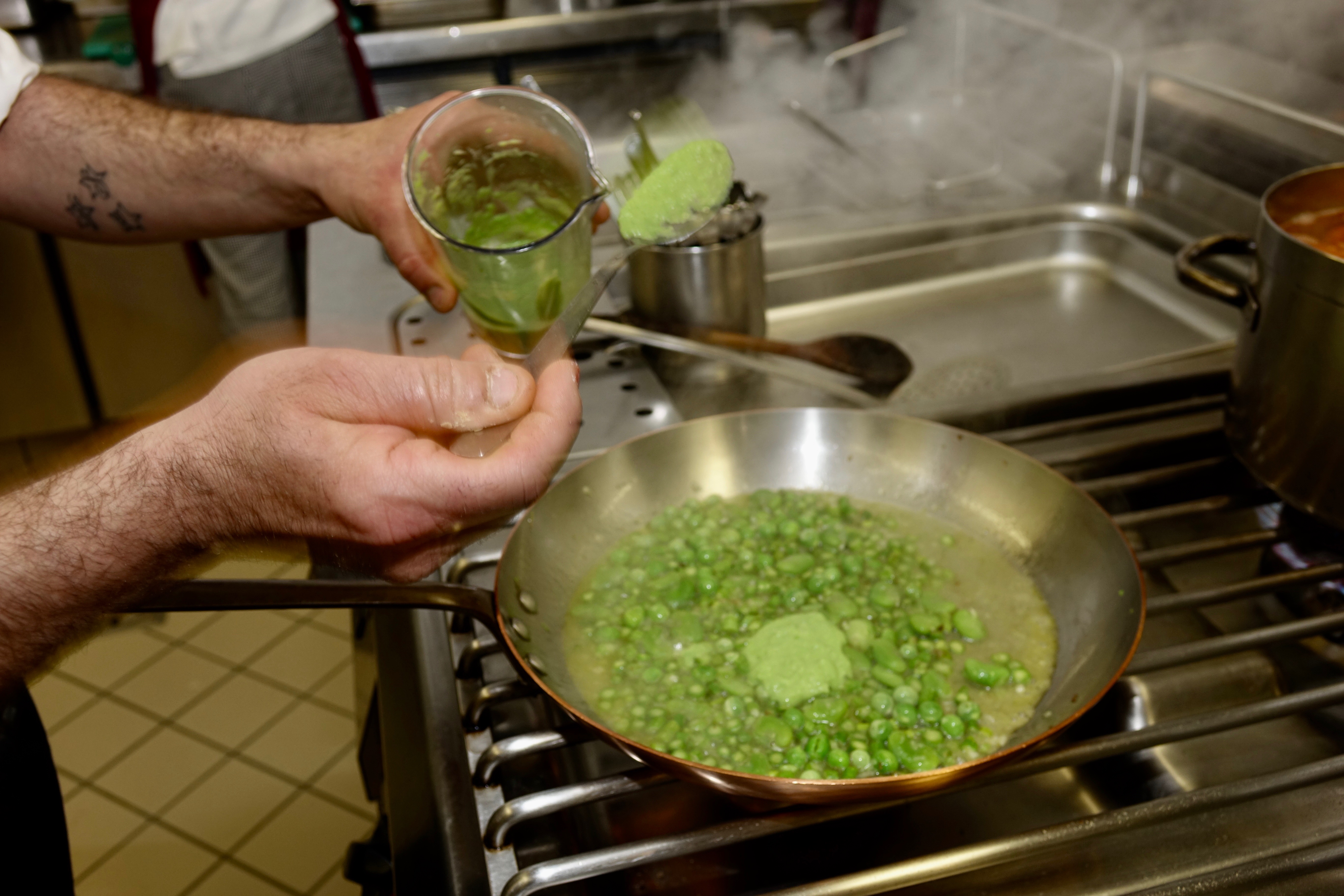 pasta primavera peas