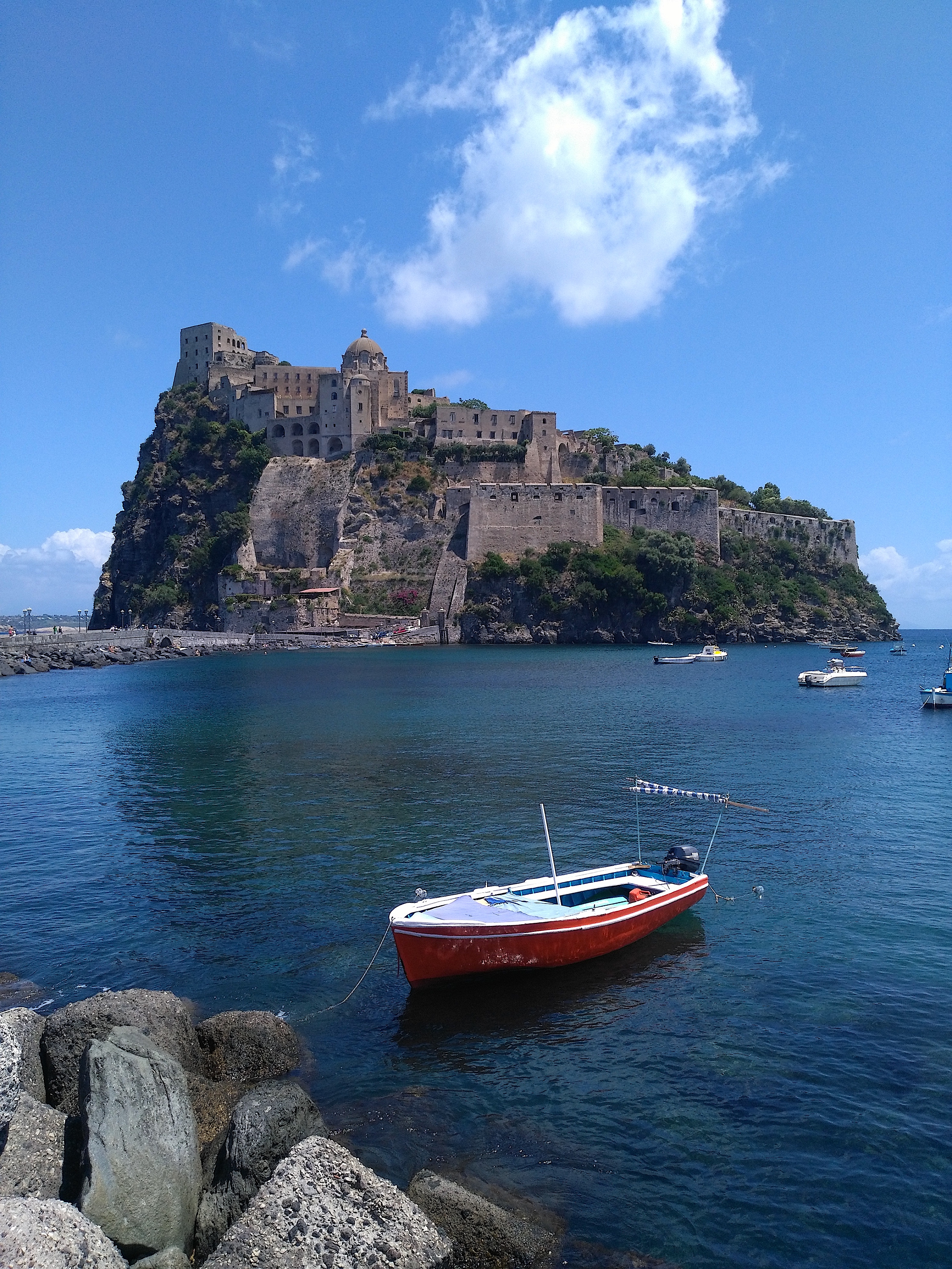aragonese castle ischia italy