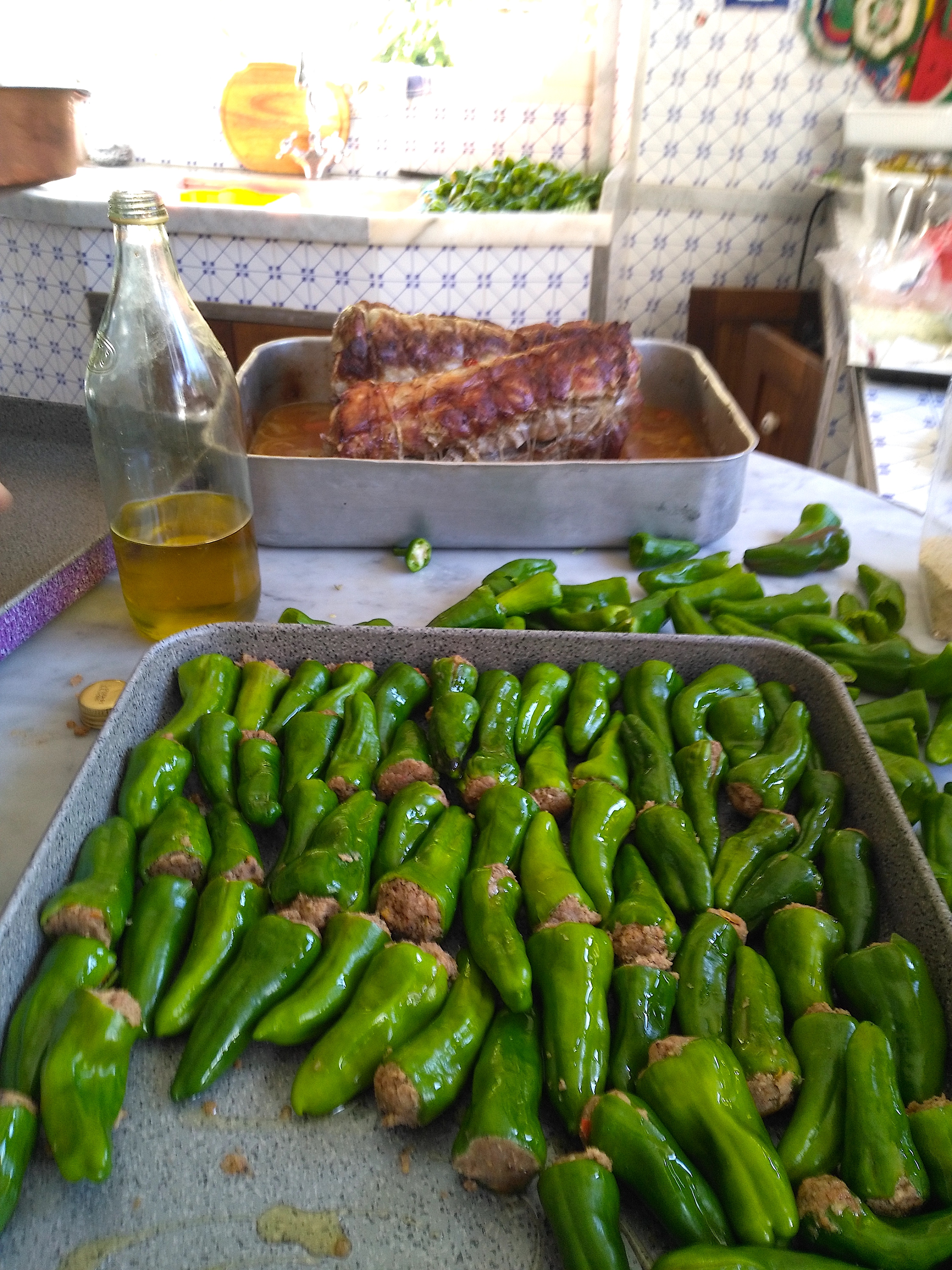 stuffed Italian sweet peppers