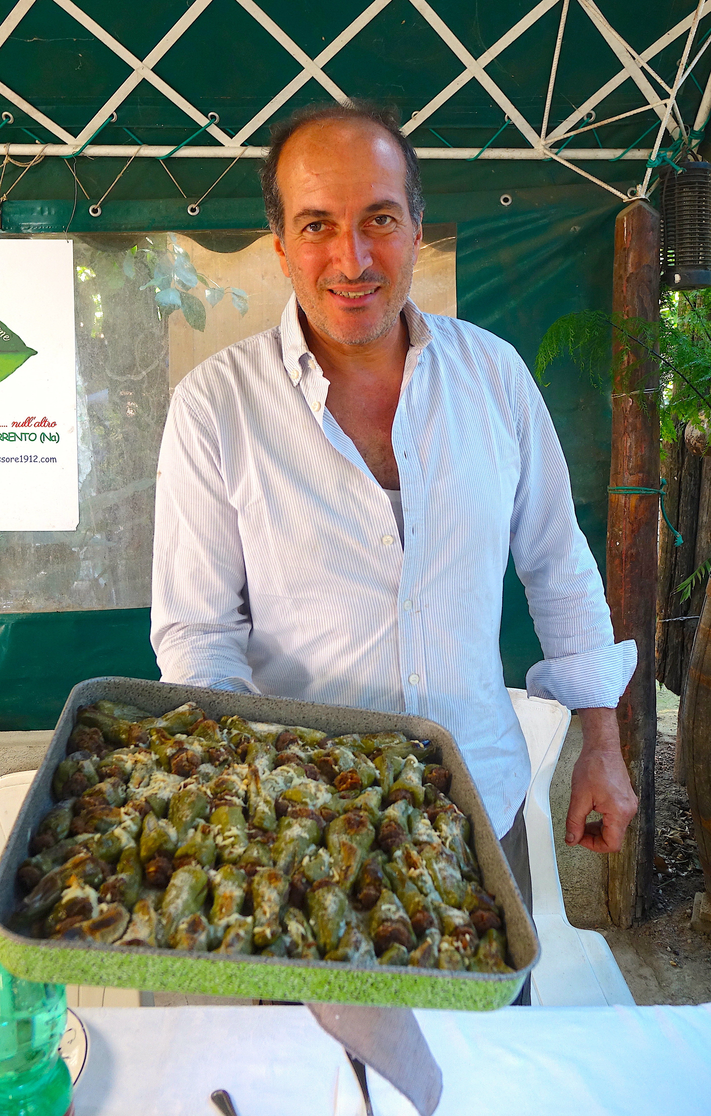 stuffed sweet green peppers Italian recipe