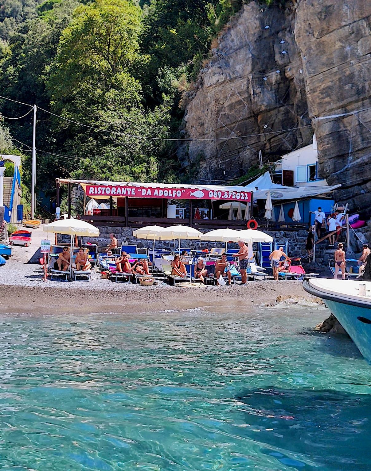 Lunch at Da Adolfo | Must-Do in Positano - Our Edible Italy
