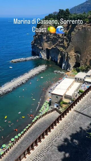 Here's a glimpse of this beautiful morning on the Sorrento Coast 🍋🌊🌸⛵️ #MarinadiCassano  #PianodiSorrento #SorrentoCoast #ouredibleitaly